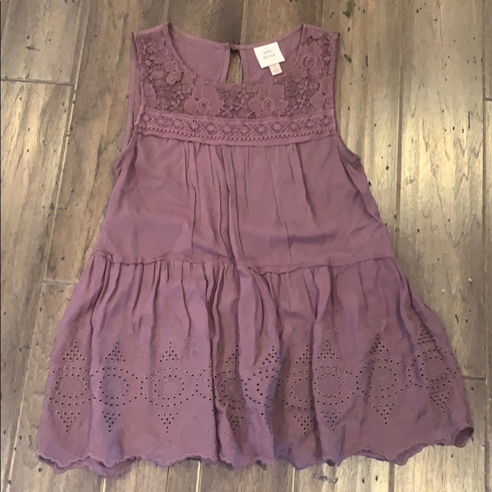 Embroidered tank bohemian